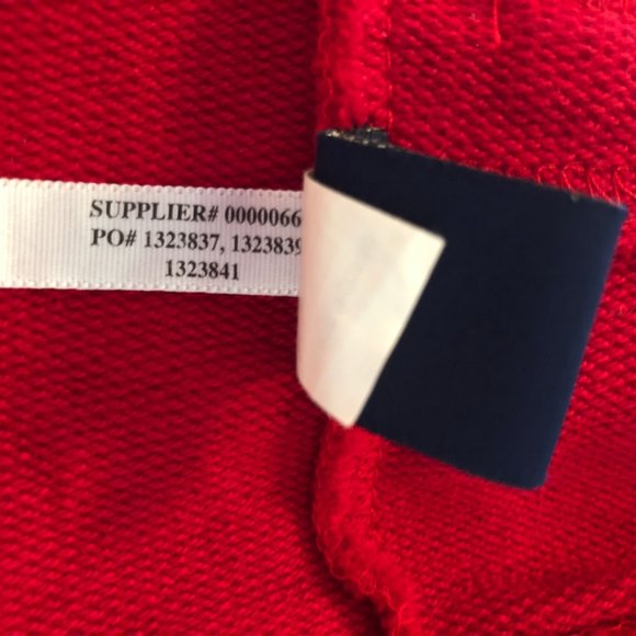 Chaps Red Lightweight Overcoat, Size 1X, 100% Cotton, EC! - Picture 10 of 12